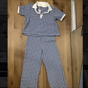 Zara matching blue and white set brand new with tags